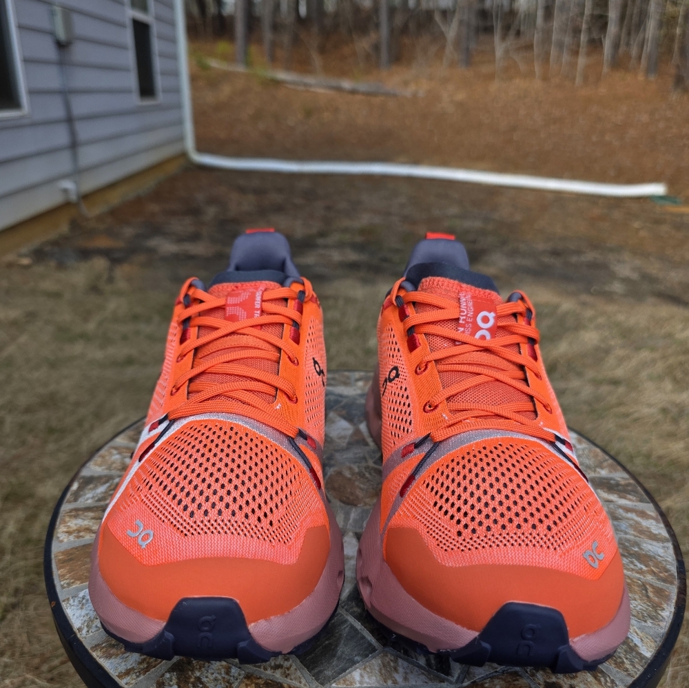 On Cloudsurfer Trail 3ME10112150 Flame Running Shoes Men Sz 11 Worn 1x With Box - Picture 4 of 11